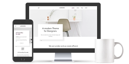 نمونه کار طراحی سایت شرکتی با صفحه خدمات و ساختار سئو