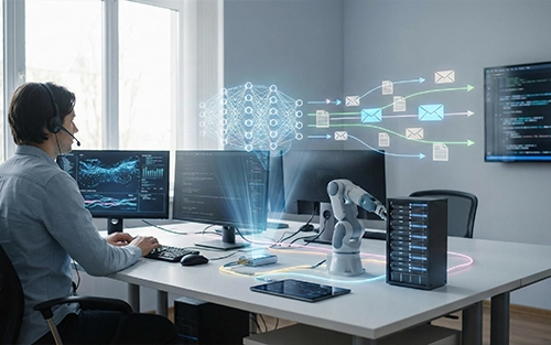 نمونه پروژه اتوماسیون پیام ها با هوش مصنوعی برای کاهش کارهای تکراری